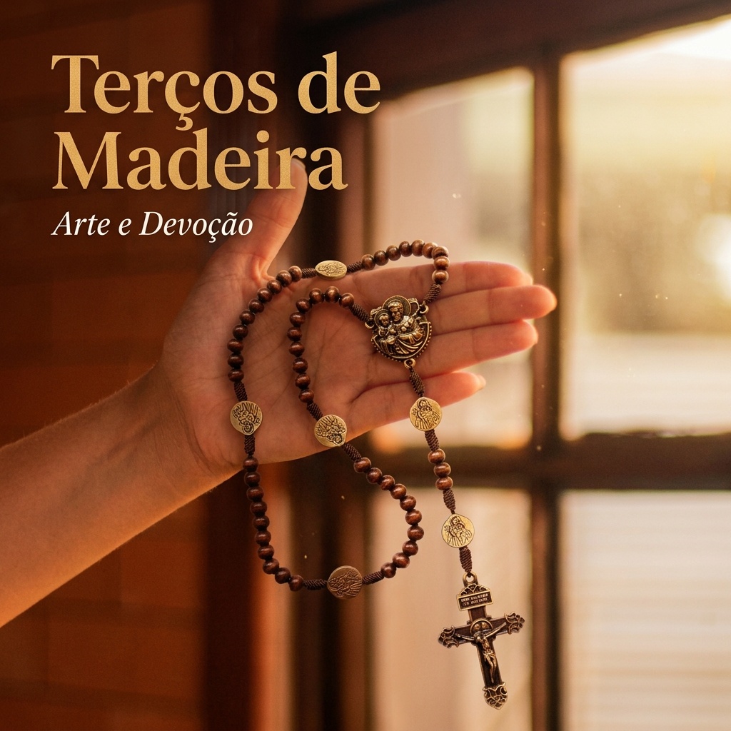 Terços de Madeira